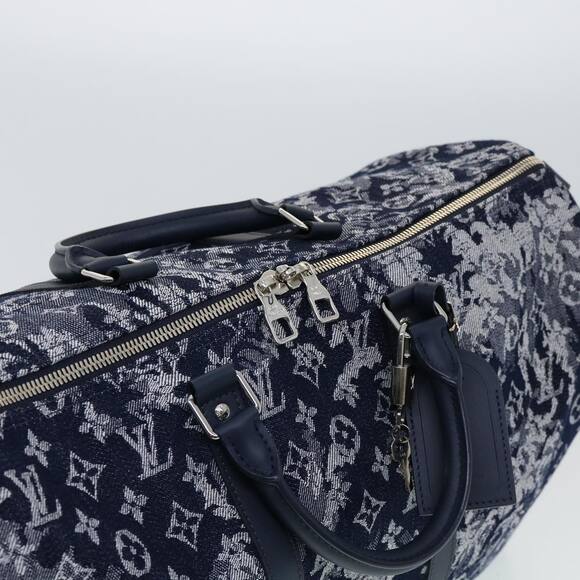 LOUIS VUITTON Monogram Tapestry Keepall Bandouliere 50 Boston M57285 - Picture 6 of 16